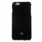 Apple iPhone 6 Plus (6s Plus) Mercury melns cieta silikona (TPU) futrālis