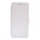 Apple iPhone 6 Plus (6s Plus) „Nillkin“ Fresh atvēramais balts futrālis