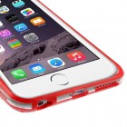 Apple iPhone 6 Plus (6s Plus) dzidrs, caurspīdīgs rāmis (sānu apmale, bamperis) - sarkans