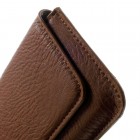 Apple iPhone 6 Plus universāla aizverama brūna ieliktņa iespēju piestiprināt pie siksnas (XL+ izmērs)