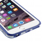 Apple iPhone 6 Plus (6s Plus) dzidrs, caurspīdīgs rāmis (sānu apmale, bamperis) - tumši zils