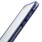 Apple iPhone 6 Plus (6s Plus) dzidrs, caurspīdīgs rāmis (sānu apmale, bamperis) - tumši zils
