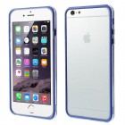 Apple iPhone 6 Plus (6s Plus) dzidrs, caurspīdīgs rāmis (sānu apmale, bamperis) - tumši zils