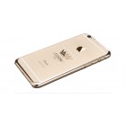 Apple iPhone 6S Plus elegants X-Fitted Crystal T Crown Swarovski dzidrs (caurspīdīgs) zelta plastmasas apvalks ar kristāliem
