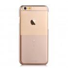 Apple iPhone 6S elegants Devia Crystal Fashion Swarovski dzidrs (caurspīdīgs) zelta plastmasas apvalks ar kristāliem