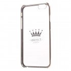 Apple iPhone 6S elegants X-Fitted Crystal Crown Swarovski dzidrs (caurspīdīgs) zelta plastmasas apvalks ar kristāliem