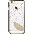 Apple iPhone 6S elegants Devia Fun dzidrs (caurspīdīgs) zelta plastmasas apvalks