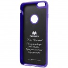 Apple iPhone 6 (6s) Mercury violeta cieta silikona (TPU) futrālis