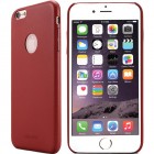 Apple iPhone 6s Plus „Amorus“ Slim Leather sarkans ādas apvalks
