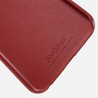 Apple iPhone 6s Plus „Amorus“ Slim Leather sarkans ādas apvalks