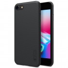Apple iPhone 7 (iPhone 8, SE 2020) Nillkin Frosted Shield melns plastmasas apvalks
