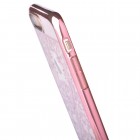 Apple iPhone 7 (iPhone 8) elegants Devia Crystal Baroque Swarovski dzidrs (caurspīdīgs) rozs plastmasas apvalks ar kristāliem