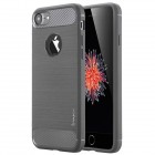 Apple iPhone 7 (iPhone 8) „IPAKY FASHION“ cieta silikona (TPU) tumši pelēks apvalks