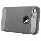 Apple iPhone 7 (iPhone 8) „IPAKY FASHION“ cieta silikona (TPU) tumši pelēks apvalks
