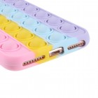 Apple iPhone 6 Plus (6s Plus, 7 Plus, 8 Plus) „Popit“ Bubble rozs mīksta silikona (TPU) apvalks