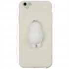 Apple iPhone 6 Plus „Squezy“ Polar Bear cieta silikona (TPU) balts apvalks