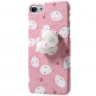 Apple iPhone 7 (iPhone 8) „Squezy“ Rabbit plastmasas rozs apvalks