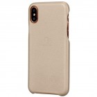 „Lenuo“ Soft Slim Apple iPhone X (iPhone Xs) zelta ādas apvalks