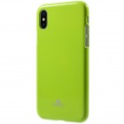 Apple iPhone X (iPhone Xs) Mercury zaļš cieta silikona (TPU) apvalks