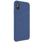 Apple iPhone X (iPhone Xs) Nillkin Flex zils cieta silikona apvalks