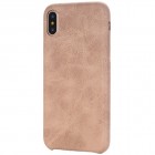 Slim Leather Apple iPhone X (iPhone Xs) smilšains ādas apvalks