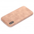 Slim Leather Apple iPhone X (iPhone Xs) smilšains ādas apvalks