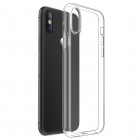 Apple iPhone X (iPhone Xs) dzidrs (caurspīdīgs) cieta silikona TPU pasaulē planākais pelēks apvalks