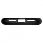 Apple iPhone Xr „Spigen“ Slim Armor CS melns silikons apvalks