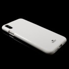 Apple iPhone Xs Max Mercury balts cieta silikona (TPU) apvalks