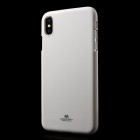 Apple iPhone Xs Max Mercury balts cieta silikona (TPU) apvalks