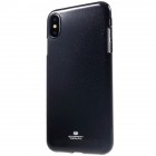 Apple iPhone Xs Max Mercury melns cieta silikona (TPU) apvalks