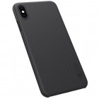 Apple iPhone Xs Max Nillkin Frosted Shield melns plastmasas apvalks