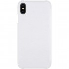 Greznais „Nillkin“ Qin sērijas ādas atvērams balts Apple iPhone Xs Max maciņš