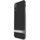 „Rock“ Royce pastiprinātas aizsardzības melns Apple iPhone Xs Max apvalks