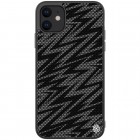 Apple iPhone 11 „Nillkin“ Twinkle Lightning melns (krāsains) apvalks, vāciņš