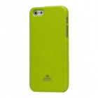 Apple iPhone 5, 5S Mercury Color zaļš cieta silikona (TPU) futrālis