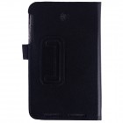 Asus Memo Pad 7 ME176C Litchi atvēramais melns maciņš