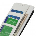 Asus Rog Phone 5 (ZS673KS) atvēramais ādas balts maciņš, grāmata (maks)