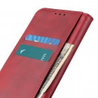 Asus Rog Phone 6 5G „Split“ sērijas sarkans atvērams maciņš, maks
