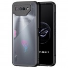 Asus Rog Phone 7 „Dux Ducis“ Aimo dzidrs apmales melnā krāsā apvalks