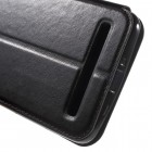 Asus Zenfone 2 Laser 6.0 (ZE600KL, ZE601KL) Roar Noble ādas atvēramais melns maciņš