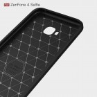Asus Zenfone 4 Selfie Pro (ZD552KL) „Carbon“ cieta silikona (TPU) melns apvalks