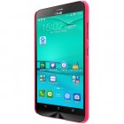 Asus Zenfone Max (ZC550KL) Nillkin Frosted Shield sarkans plastmasas apvalks + ekrāna aizsargplēve