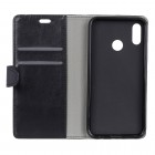 Asus Zenfone Max Pro (ZB601KL) atvēramais ādas melns maciņš (maks)