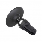 „Baseus“ C01 Magnetic (360°) melns telefona autoturētājs (pie ventilācikas režģiem)
