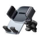 „Baseus“ Easy Control Clamp Set automašīnas melns telefona turētājs (restēm / uz paneļa)
