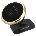 „Baseus“ Magnet Mount zelta telefona autoturētājs (pie paneles)