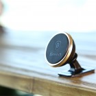 „Baseus“ Magnet Mount zelta telefona autoturētājs (pie paneles)
