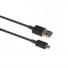 BlackBerry micro usb melns vads 1,2 m. (origināls)