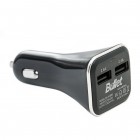 „Bullet“ autolādētājs ar divām USB ligzdām (2.4 A / 2.4 A)